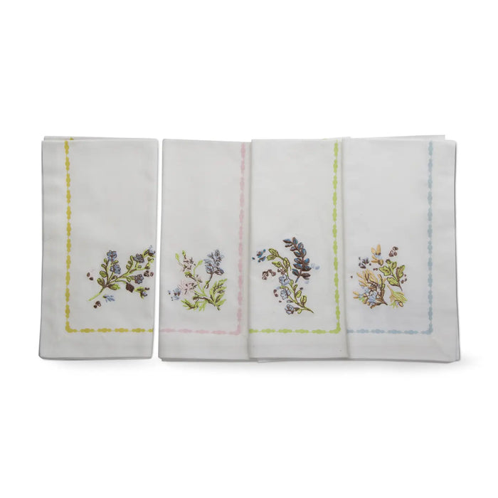 Meadow Embroidered Napkin Set of 4