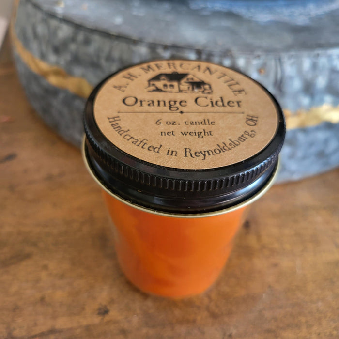 'Orange Cider' Jelly Jar Candle