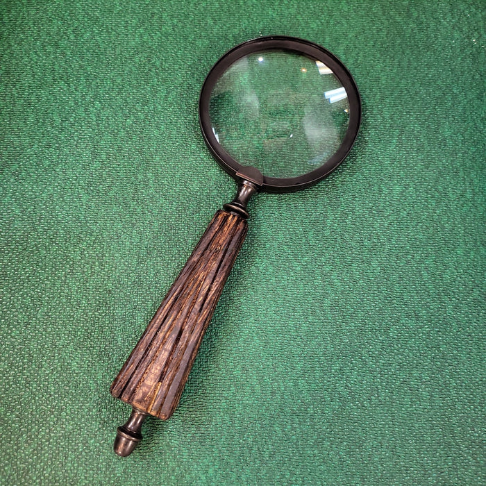 Antique Wood Magnifying Glass