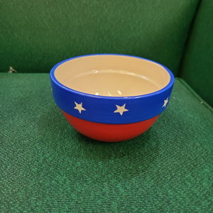 Vintage Dolomite Patriotic Bowl
