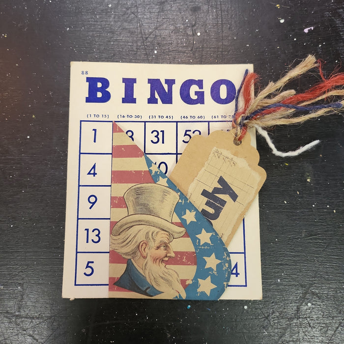 Vintage Uncle Sam Bingo Card