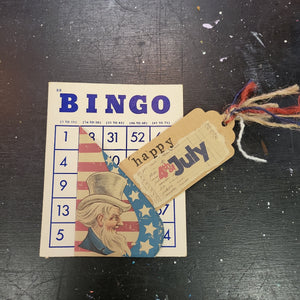 Vintage Uncle Sam Bingo Card