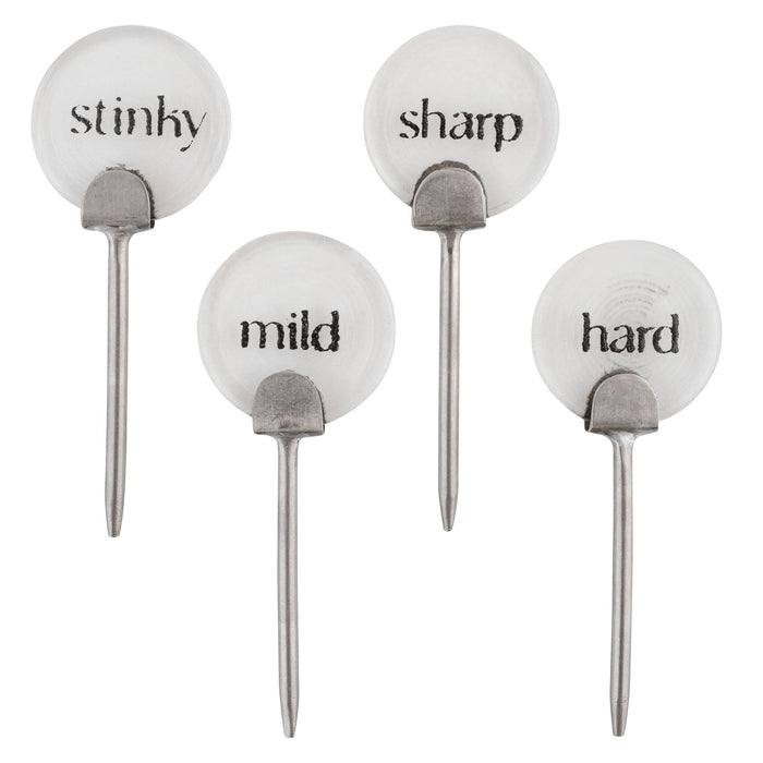 Glass & Metal Cheese Markers