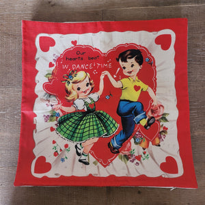 Vintage Valentine Pillow Cover