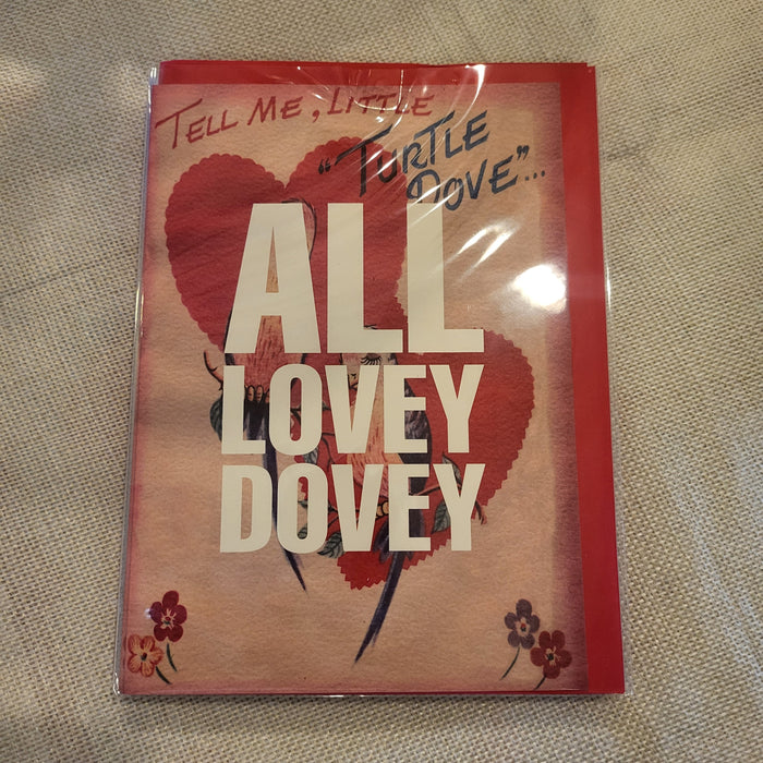 All Lovey Dovey - Valentine Card