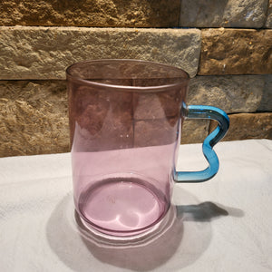 Pink Glass Mug