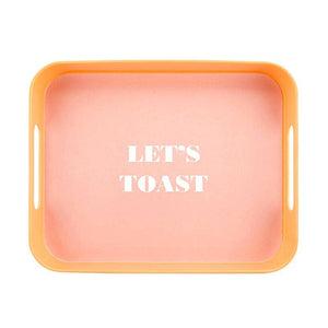 Bar Tray - Let's Toast