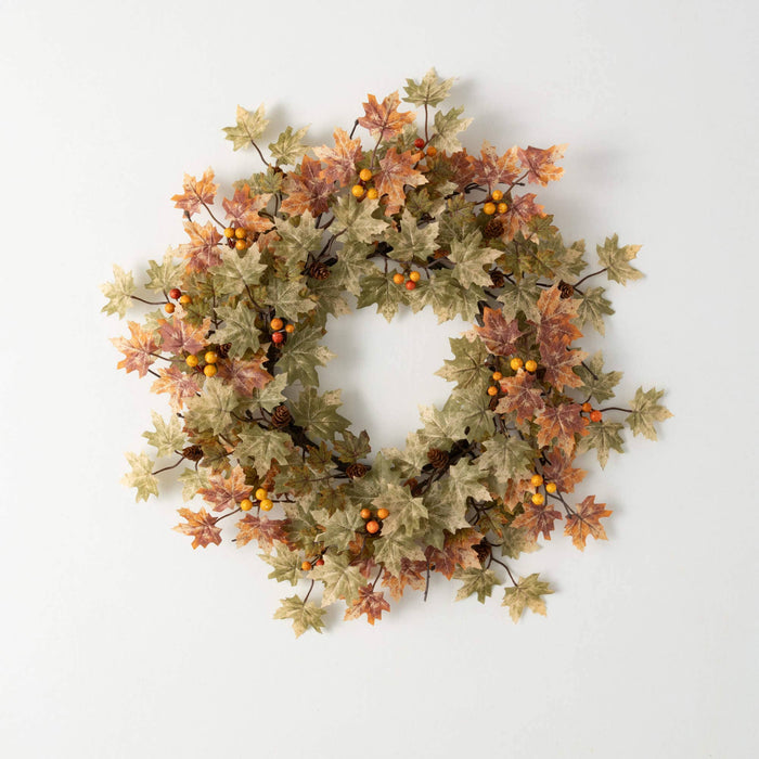 Mini Maple Leaf Wreath