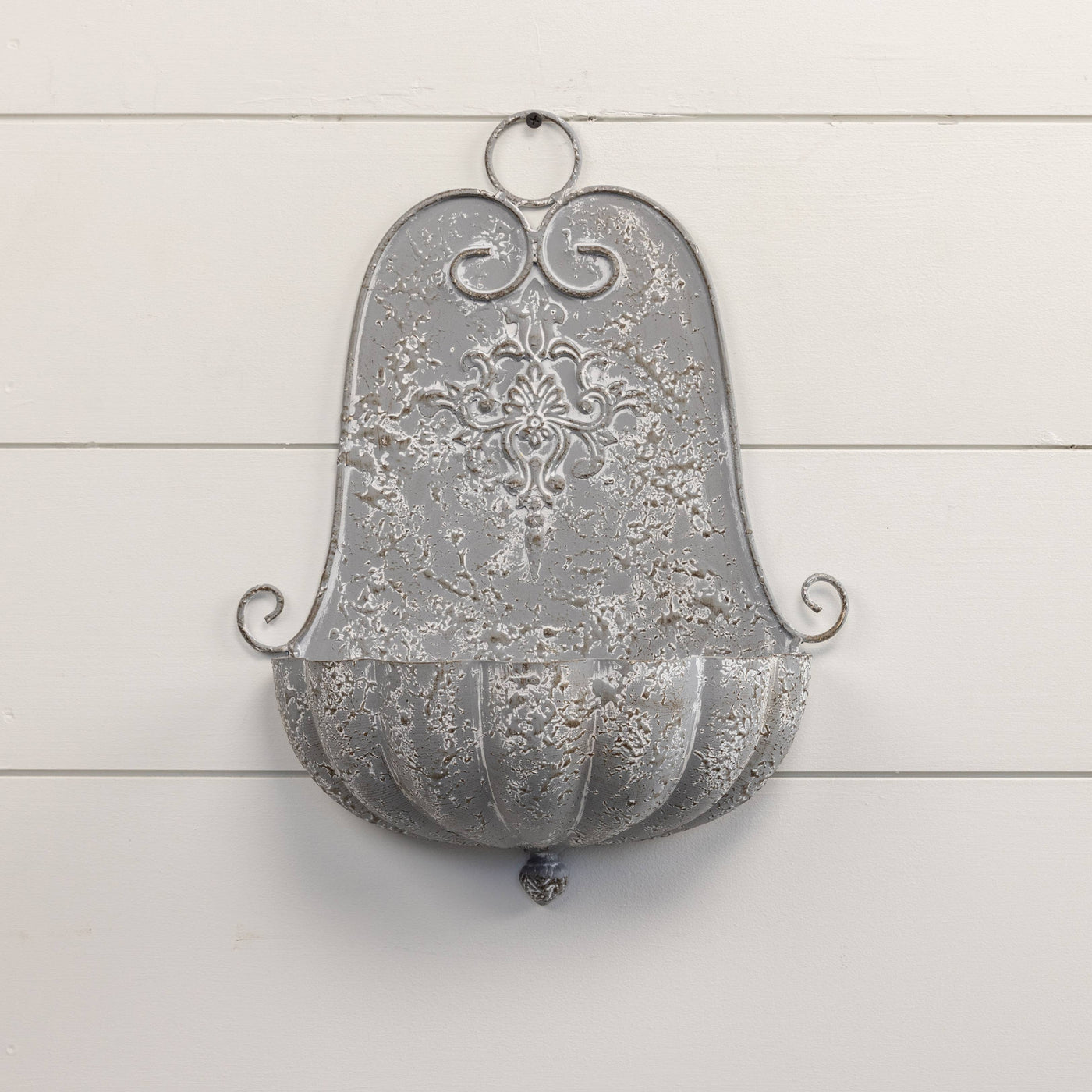 grey hanging planter Weathered Grey Wall Planter – City Boy Country Life