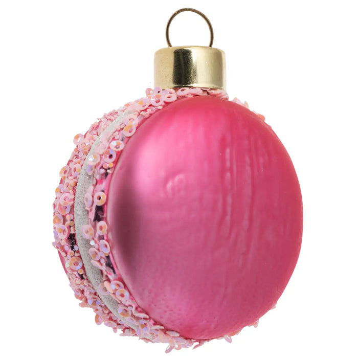 Macaron Mercury Glass Ornament