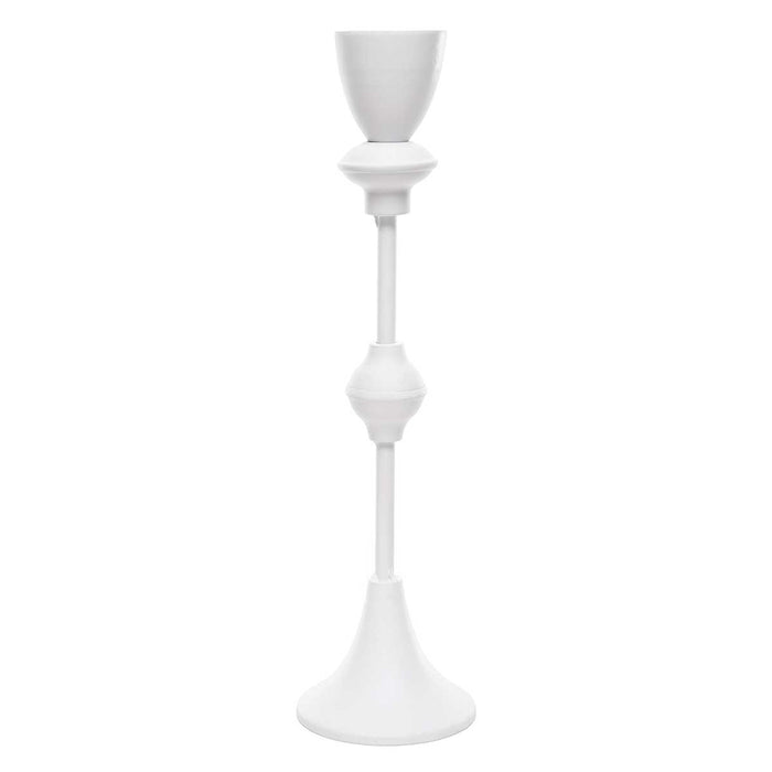 Matte White Candlestick