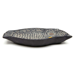 Black Barn Owl Dish - Large