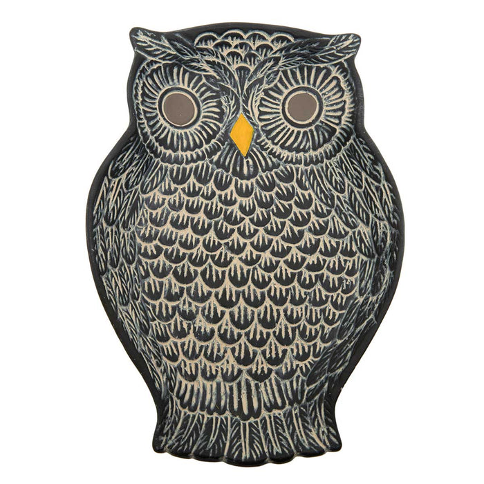 Black Barn Owl Dish - Large