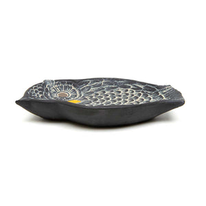 Black Barn Owl Dish - Small