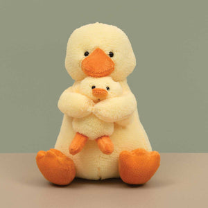 Plush Daddy & Baby Duck