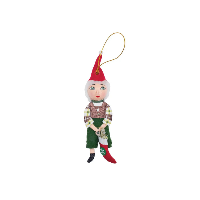 Christmas 'Ezra' Santa's Helper Ornament