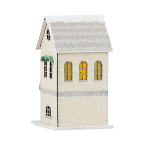 Christmas Village House - Two Story Neutral