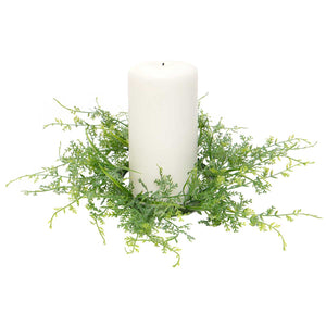 Spring Fern Candle Ring