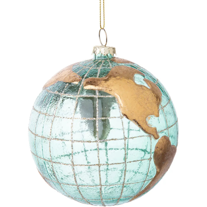 Translucent Glass Globe Ornament