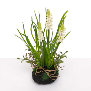 Faux White Grape Hyacinth