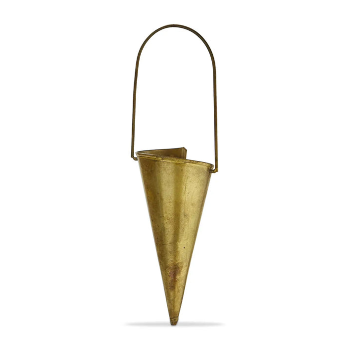 Metal Cone Christmas Ornament