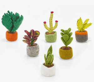 Handmade Felt Biodegradable Fake Miniature Plant Decoration