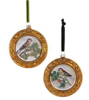 Forest Birds Framed Ornament