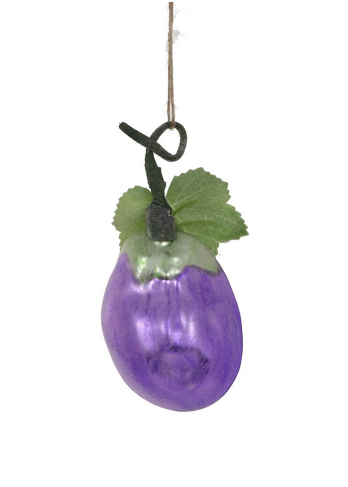 Farm Stand Eggplant Ornament