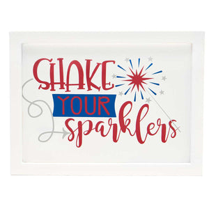 'Shake Your Sparklers' Wood Sign
