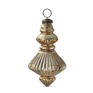 Vintage Champagne Tassel Christmas Ornament