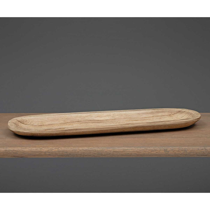 Wood Oval Tray