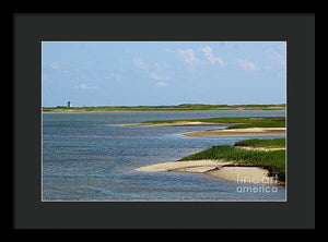 A Light in the Distance - Framed Print