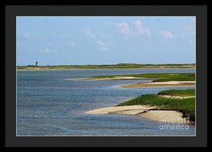 A Light in the Distance - Framed Print