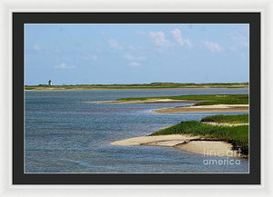 A Light in the Distance - Framed Print