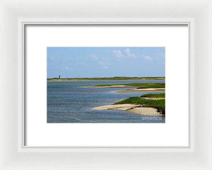 A Light in the Distance - Framed Print