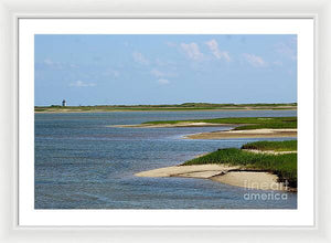 A Light in the Distance - Framed Print