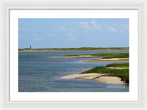 A Light in the Distance - Framed Print