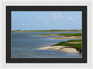 A Light in the Distance - Framed Print