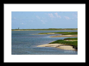 A Light in the Distance - Framed Print