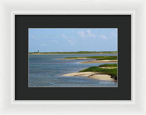 A Light in the Distance - Framed Print