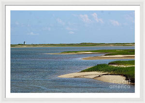 A Light in the Distance - Framed Print