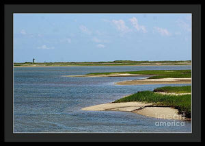 A Light in the Distance - Framed Print