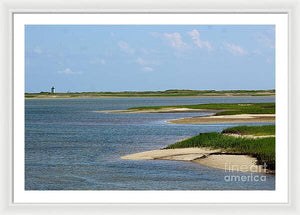 A Light in the Distance - Framed Print