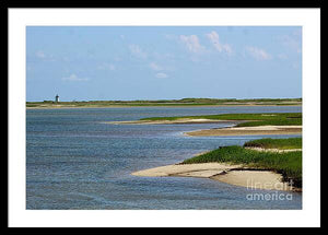 A Light in the Distance - Framed Print