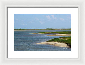 A Light in the Distance - Framed Print