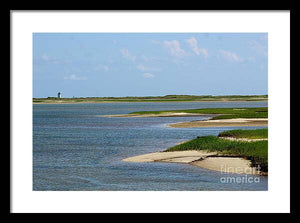 A Light in the Distance - Framed Print