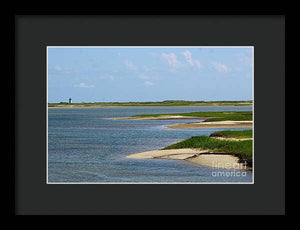 A Light in the Distance - Framed Print