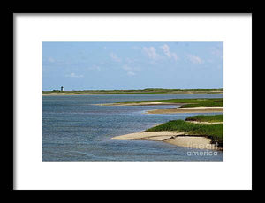 A Light in the Distance - Framed Print