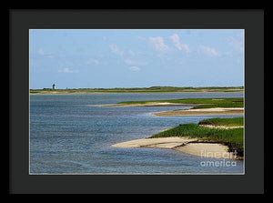 A Light in the Distance - Framed Print