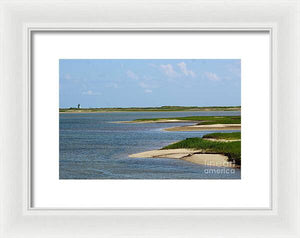 A Light in the Distance - Framed Print